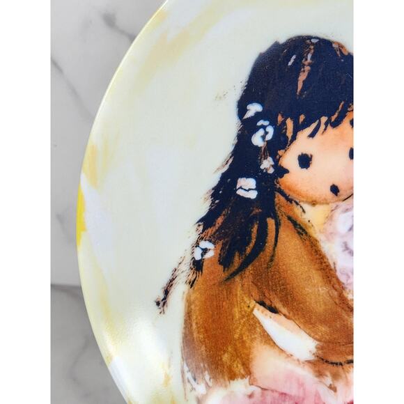 Spring Blossoms Children Of The Sun Year 1987 Fine China 8 1/2" Plate Wall Decor - Picture 6 of 13